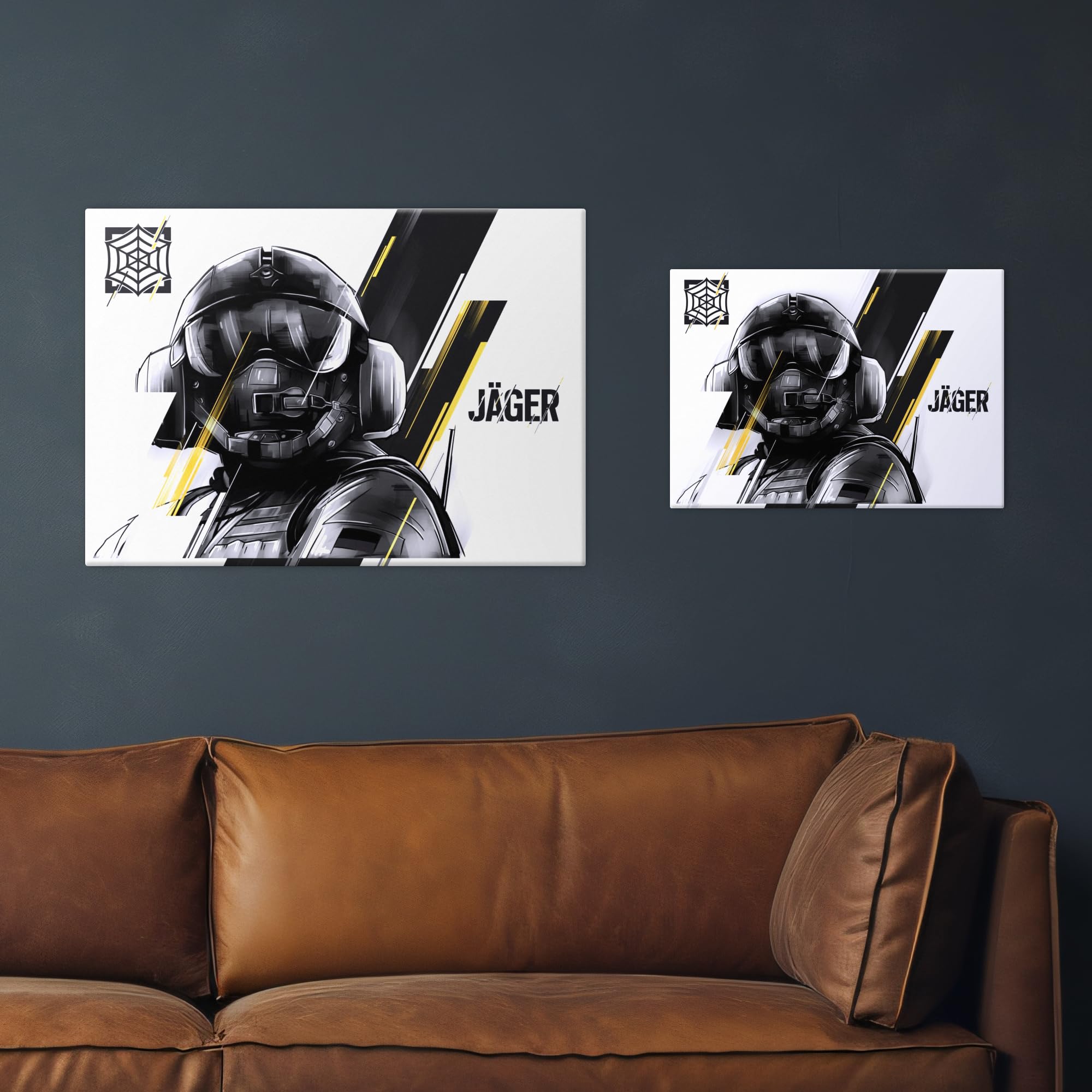 Displate Metal Poster Six Siege Jager Wandbild 32 x 45 cm | Magnetische Befestigung Wandposter. Wanddeko, Metall Wandkunst, Wanddekoration im Wohnzimmer in Schlafzimmern & Büros.