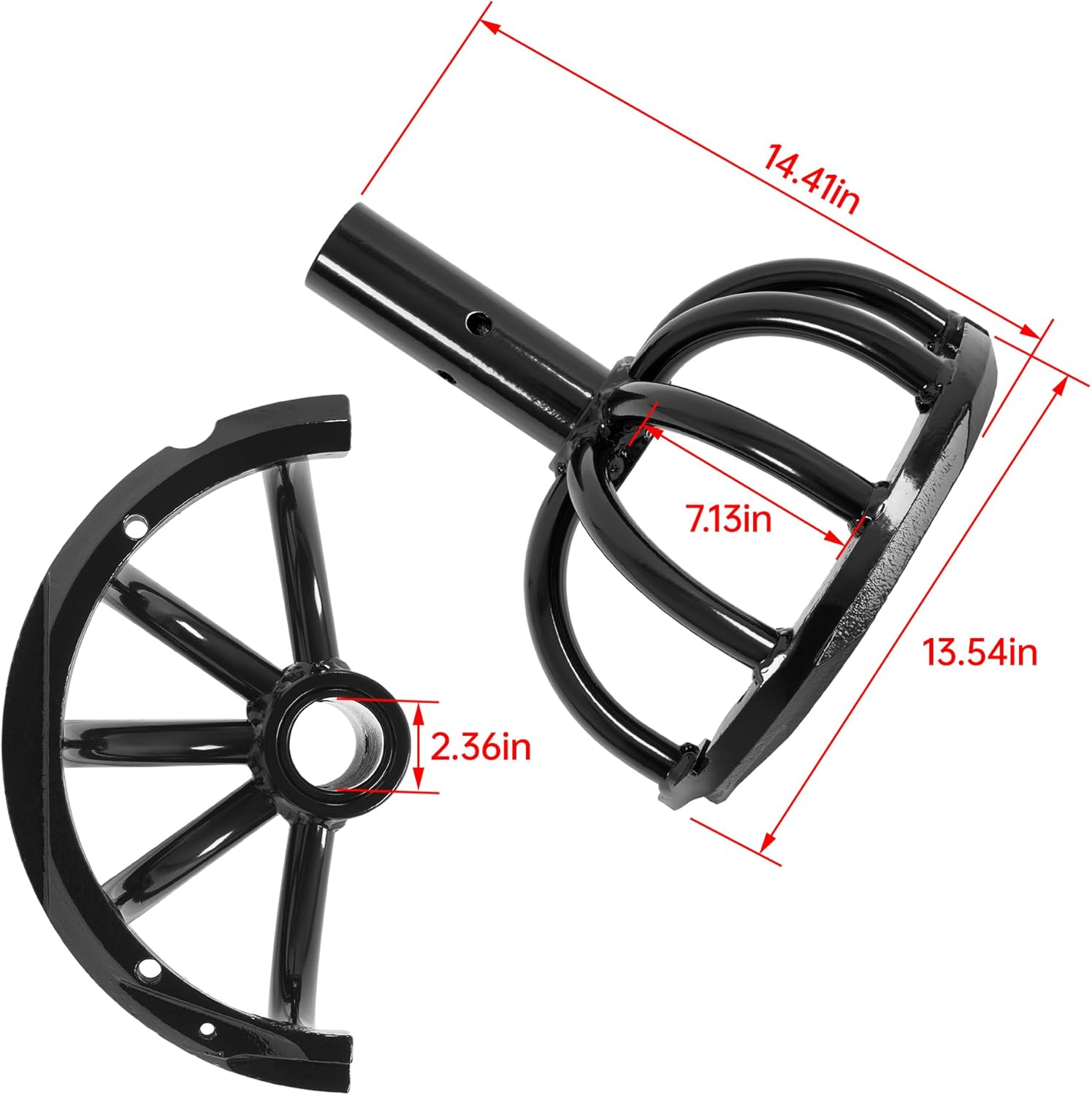 Black Truck Parts Forged Engine Stand Holding Fixture Yoke Compatible with VW Porsche 356 911 912 930 914 Air Cool Engines Steel