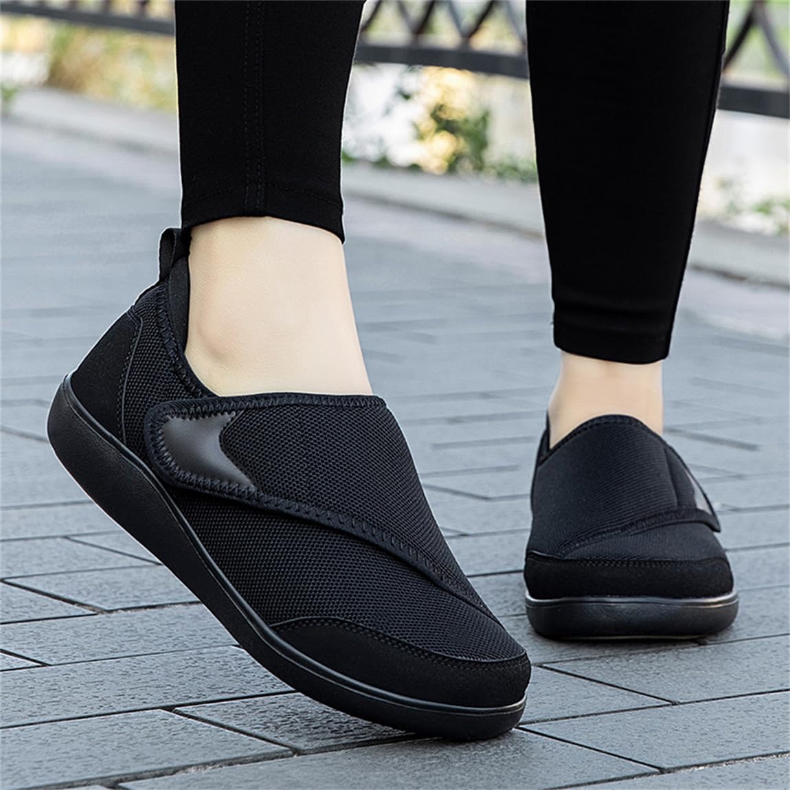 Chaussures Diabétiques pour Hommes Femmes Extra Larges Chaussures de Marche Légères Orthopédique De La Douleurs Aux Pieds 36-45