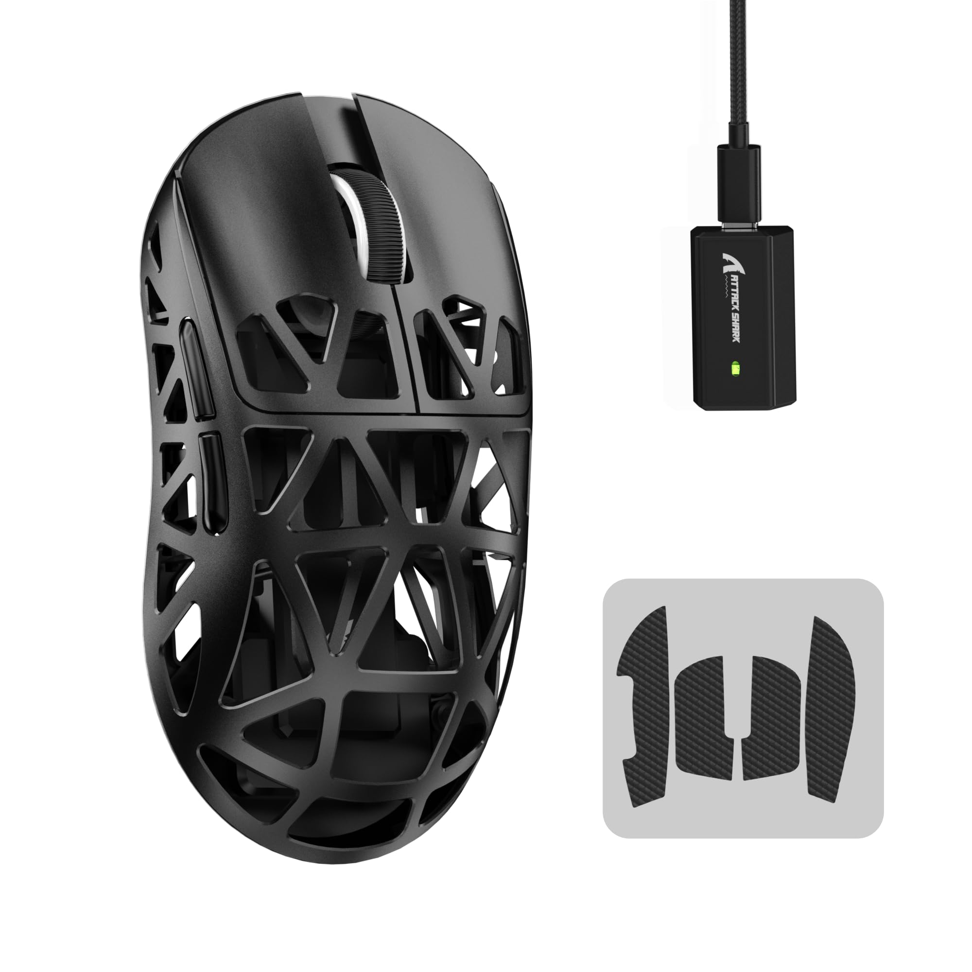 Amazon | MAMBASNAKE×ATTACK SHARK R2 マグネシウム合金マウス 