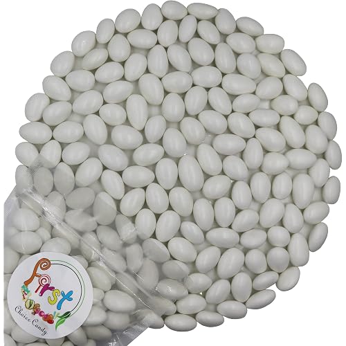 FirstChoiceCandy Jordan Almonds (5 Pound (Pack of 1), White)