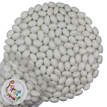 FirstChoiceCandy Jordan Almonds 5 Pound Pack of 1, White