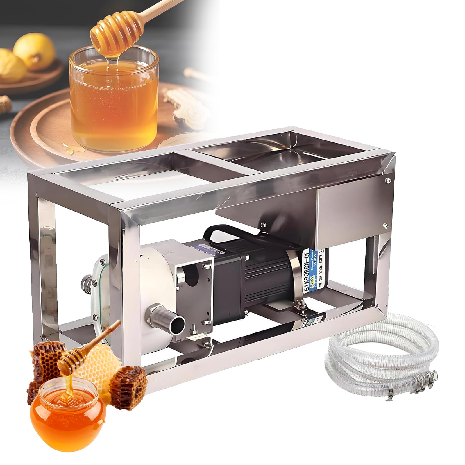 Pompe électrique pour fluides visqueux et miel avec débit 6-10 L/min pour transfert propre
