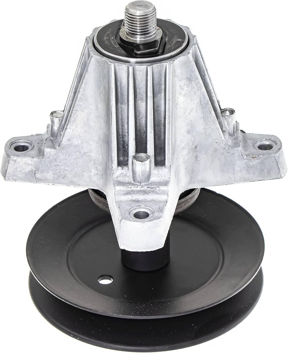 მხარე view of the CUB CADET 618P09256 spindle assembly, showing the shaft and mounting base.