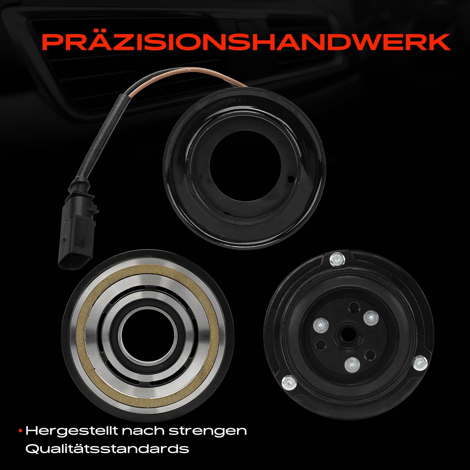 Frankberg Magnetkupplung Klimakompressor Kompatibel mit UP! 121 122 123 BL1 BL2 BL3 Load UP 121 122 BL1 BL2 Replace# 1S0820803C