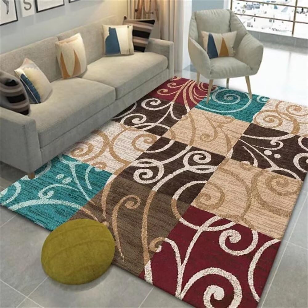 Tapis manga 200x200cm pour chambre d'ado garçon coloré et durable
