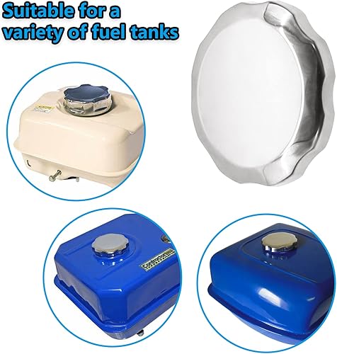 Miniatura 6 de Tapa del tanque del cromo de la tapa del combustible del gas del metal para el generador de gasolina de 2kw - 8kw, 301.8 ft m O.D.