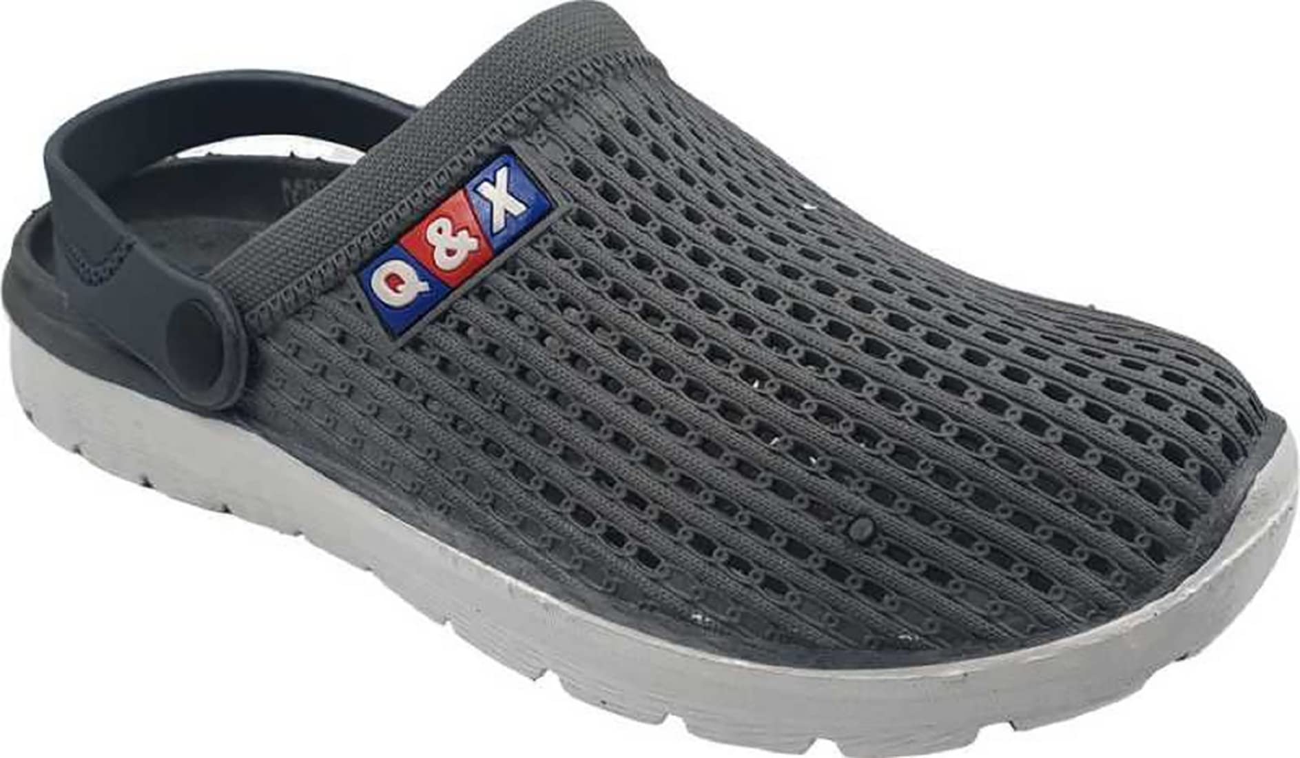 CROXIFY Mens QNX Slipper Grey Rubber Clogs Sandals - 8 UK (B09VNTND4K) Amazon Price History, Amazon Price Tracker