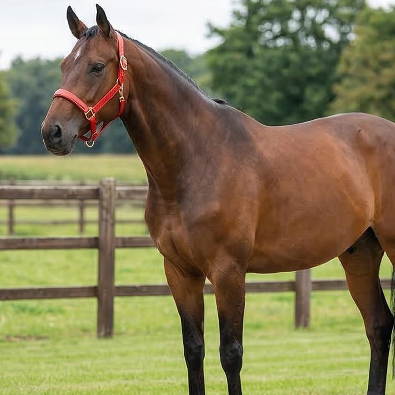 Caballo de cuero elegante de alta calidad con hebillas de aleación, impermeable y resistente al olor, para ecuestres, deportes, ecuestres, caballo, cabeza