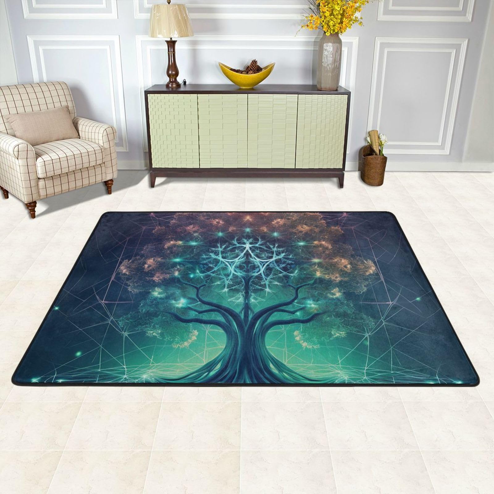 Tapis de sol absorbant grand format contre les glissades et la saleté