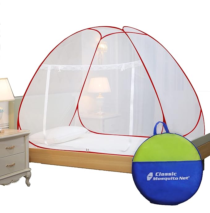 Classic Mosquito Net for Single Bed Foldable Machardani Polyester