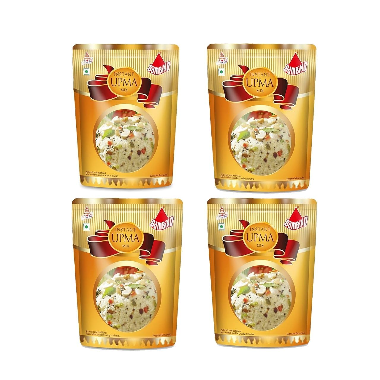 Bambino Combo Pack of Upma mix Each 180 Gms X 4 Packets (720 Gms) (B0CYTDQLRG) Amazon Price History, Amazon Price Tracker