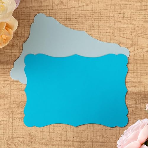 Miniatura 7 de Paquete de 50 tarjetas kraft en blanco de cartulina de papel grueso marrón, tarjetas de felicitación para menús de tarjetas de regalo de bricolaje