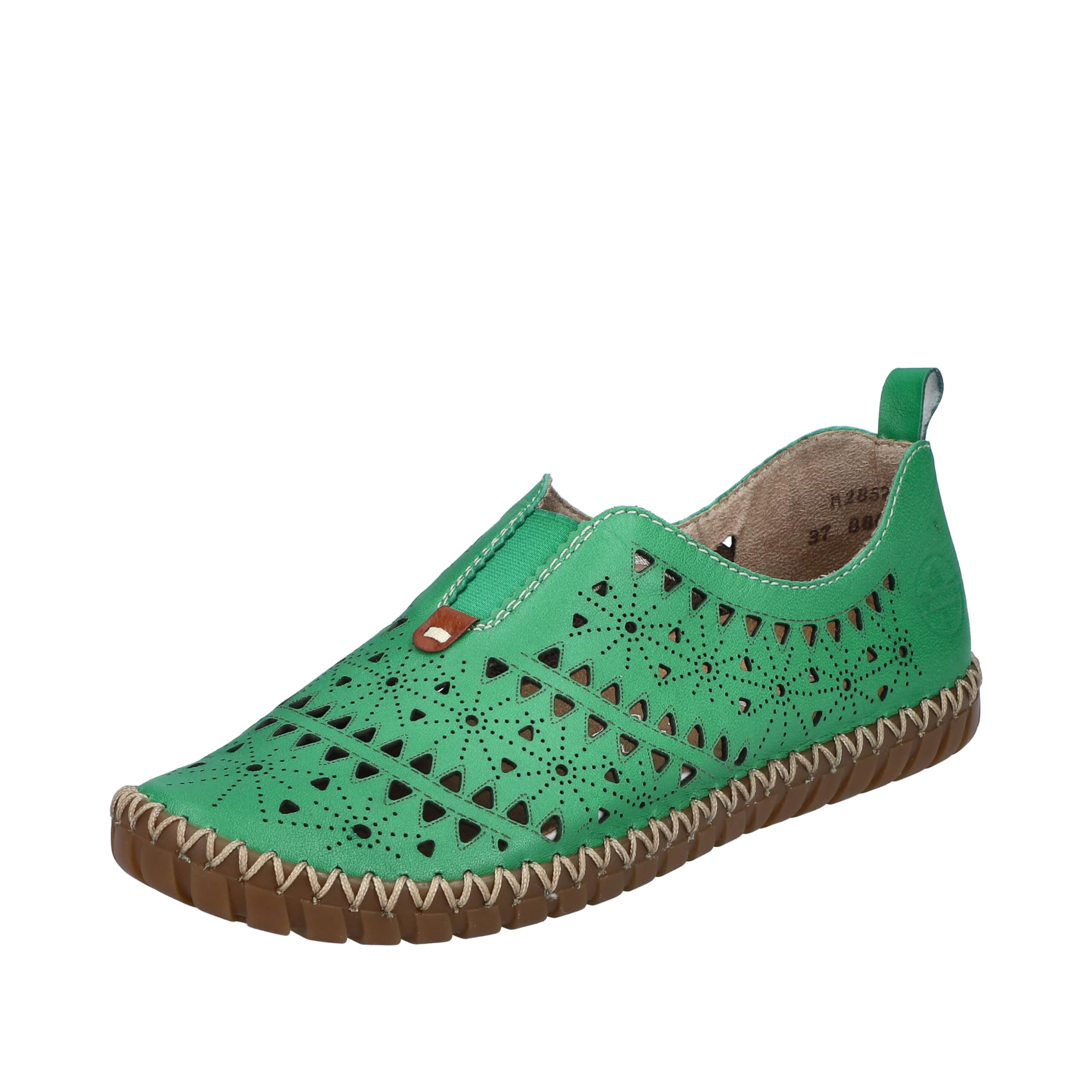 Rieker Women's Slippers in Yellow, Green 52, 3.5 UK