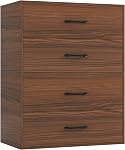 Giantex Stackable 2-Drawer Dressers for Bedroom - Short Dresser Two Drawer Storage Cabinet w/Handles & Anti-Topping Device, Small Dresser Chest of 2 Drawers for Closet Bedroom (2, White)