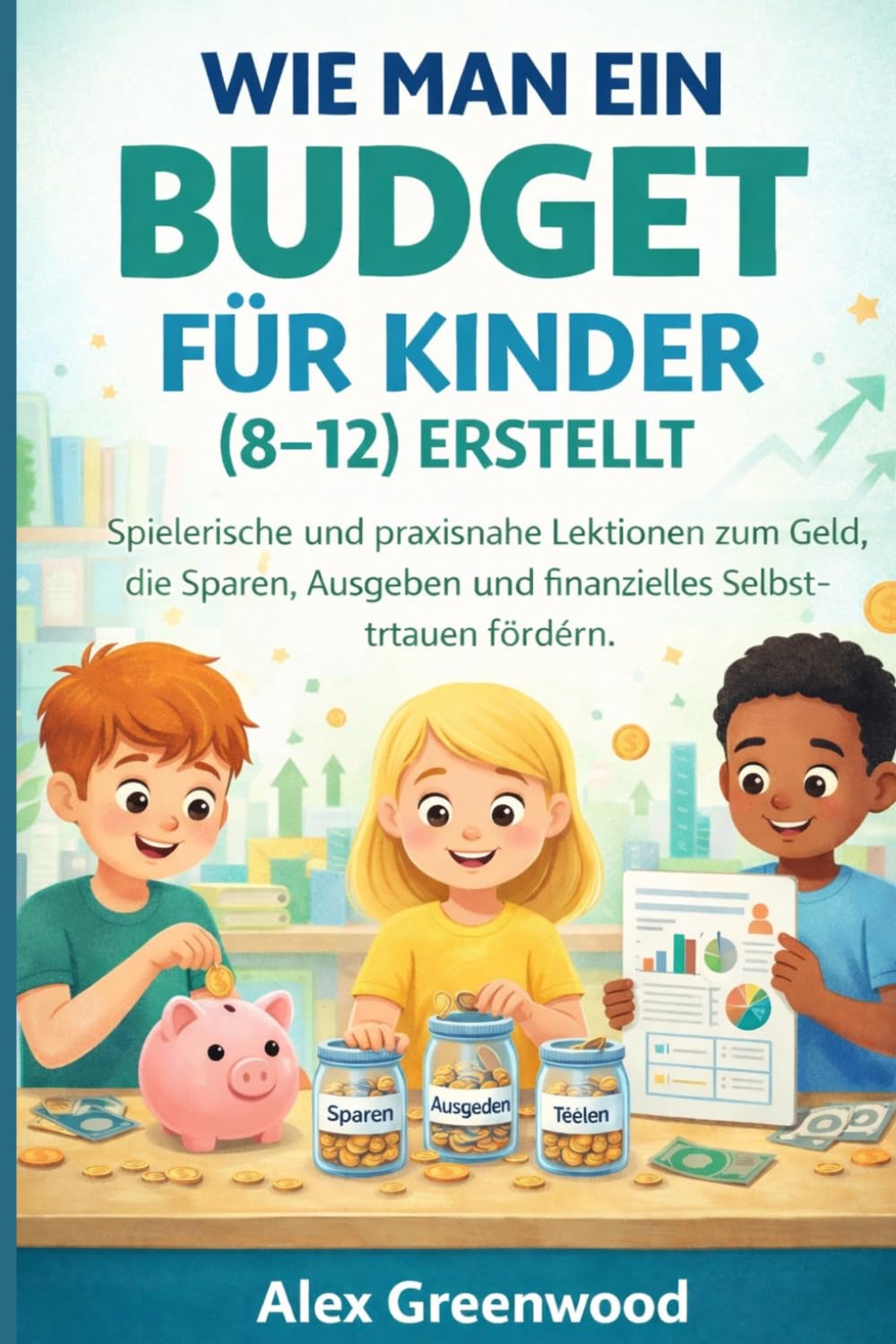 WIE MAN EIN BUDGET FÜR KINDER (8–12) ERSTELLT: Spielerische und praxisnahe Lektionen zum Geld, die Sparen, Ausgeben und finanzielles Selbstvertrauen fördern.
