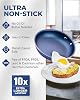 Granitestone Non Stick Frying Pan Set, 2 Pc Frying Pans Nonstick, 9.5