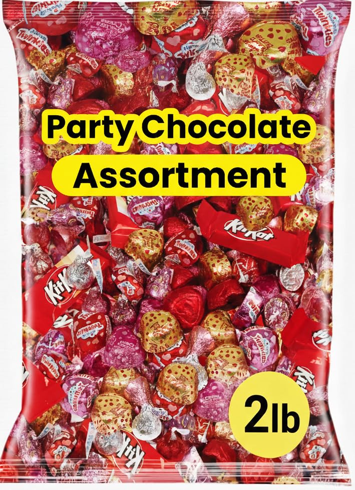 Chocolate Variety Pack, 2 Pounds Bulk Chocolate Candy Assortment For Sharing And Exchanges,...