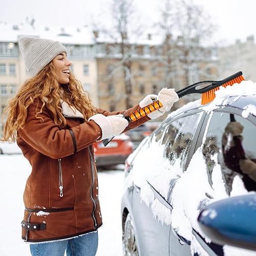 Miniatura 6 de SanLead Cepillo de nieve extensible y raspador de hielo más ancho (3910)