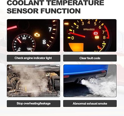 Miniatura 6 de Sensor de temperatura del refrigerante en manguera inferior del radiador compatible con BMW 1998-2013 Z4 E87 M5 E46 E39 E60 E81 M3 M6 E90 X3 X5 F10