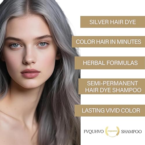 Miniatura 9 de Fvquhvo Champú para el cabello castaño rubio 3 en 1, champú instantáneo de color de cabello para hombres y mujeres, champú para el cabello funciona