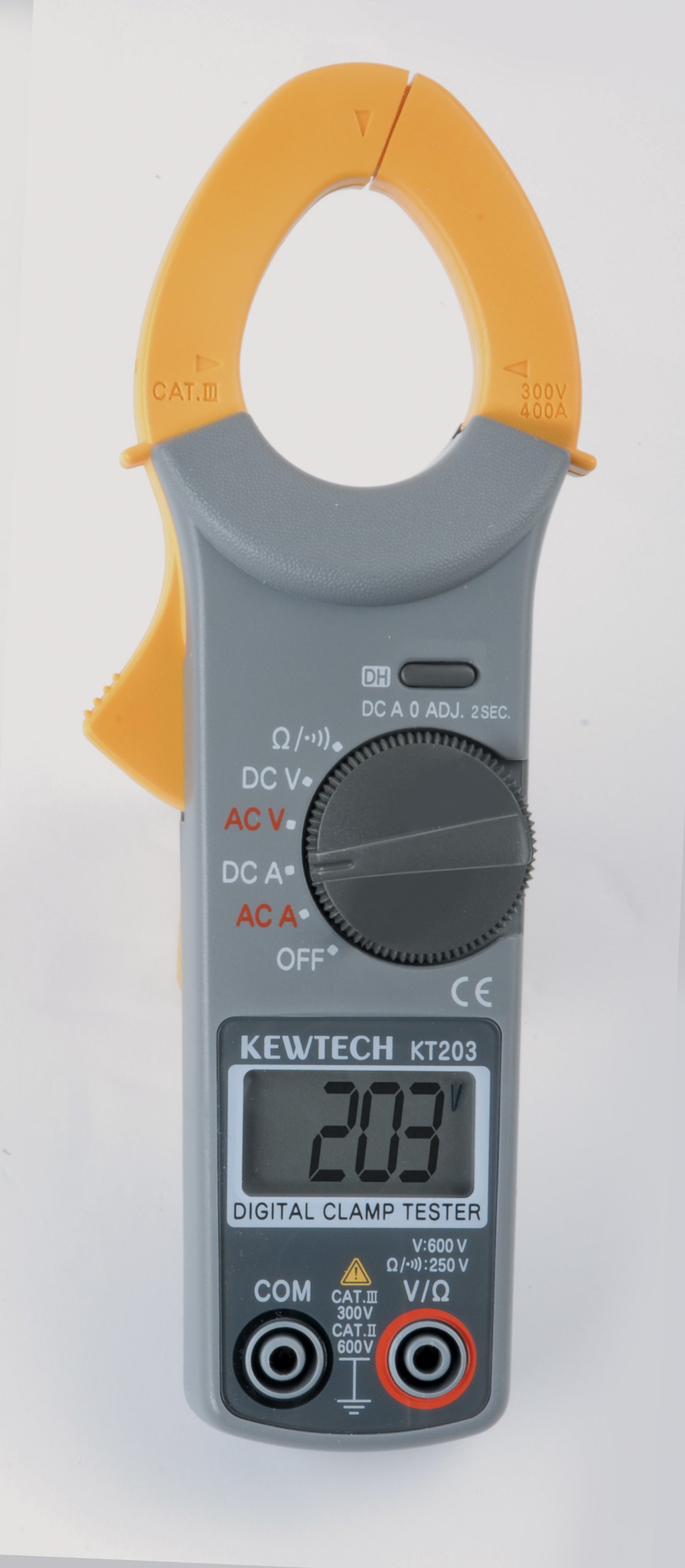 KT203 Digital AC/DC Clamp Meter, 33 mm, 400/600V