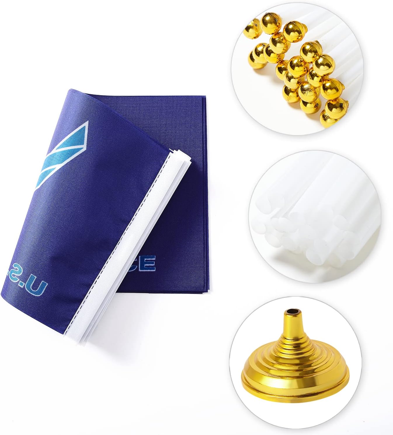 WXTWK 12 Pack American USA Air Force Wings Desk Flag Small Mini US Military Table Flags With Stand Base,United States Army Festival Events Celebration Decorations - Image 4