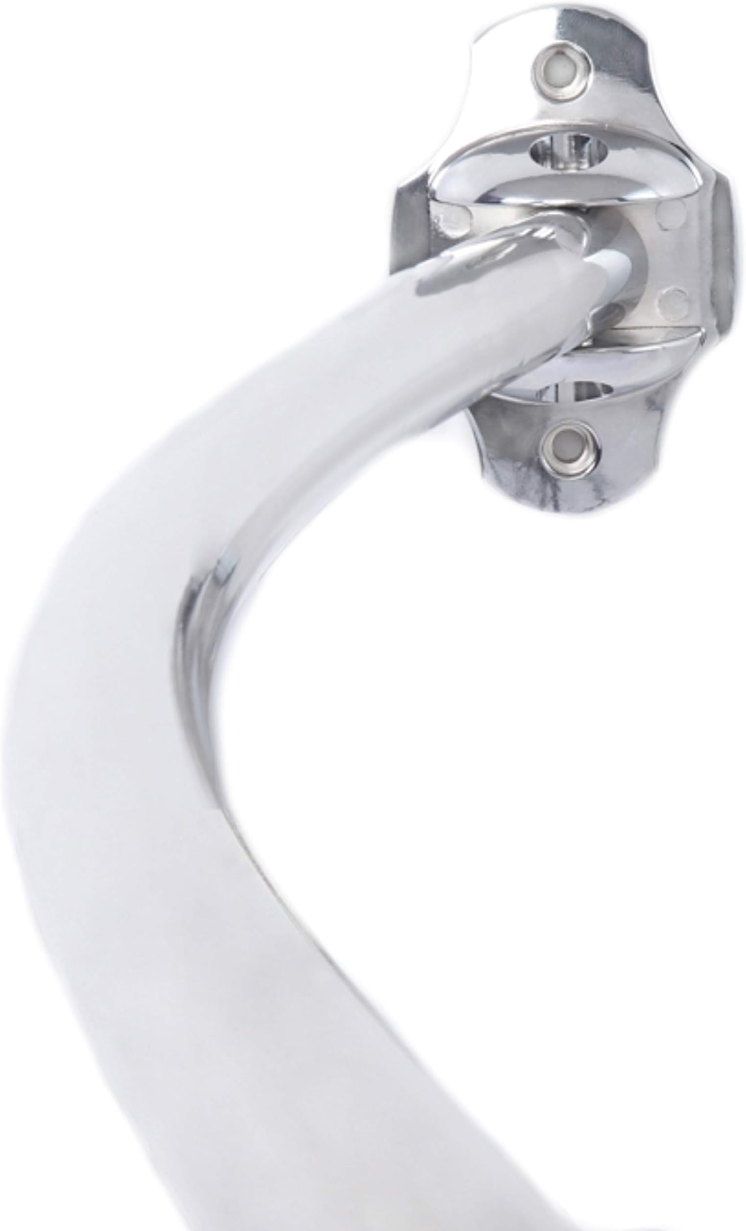 Tenovel Rust Proof Curved Shower Curtain Rod Stainless Steel Adjustable Shower Rod 50 72 Polished Chrome Kitchen Dining