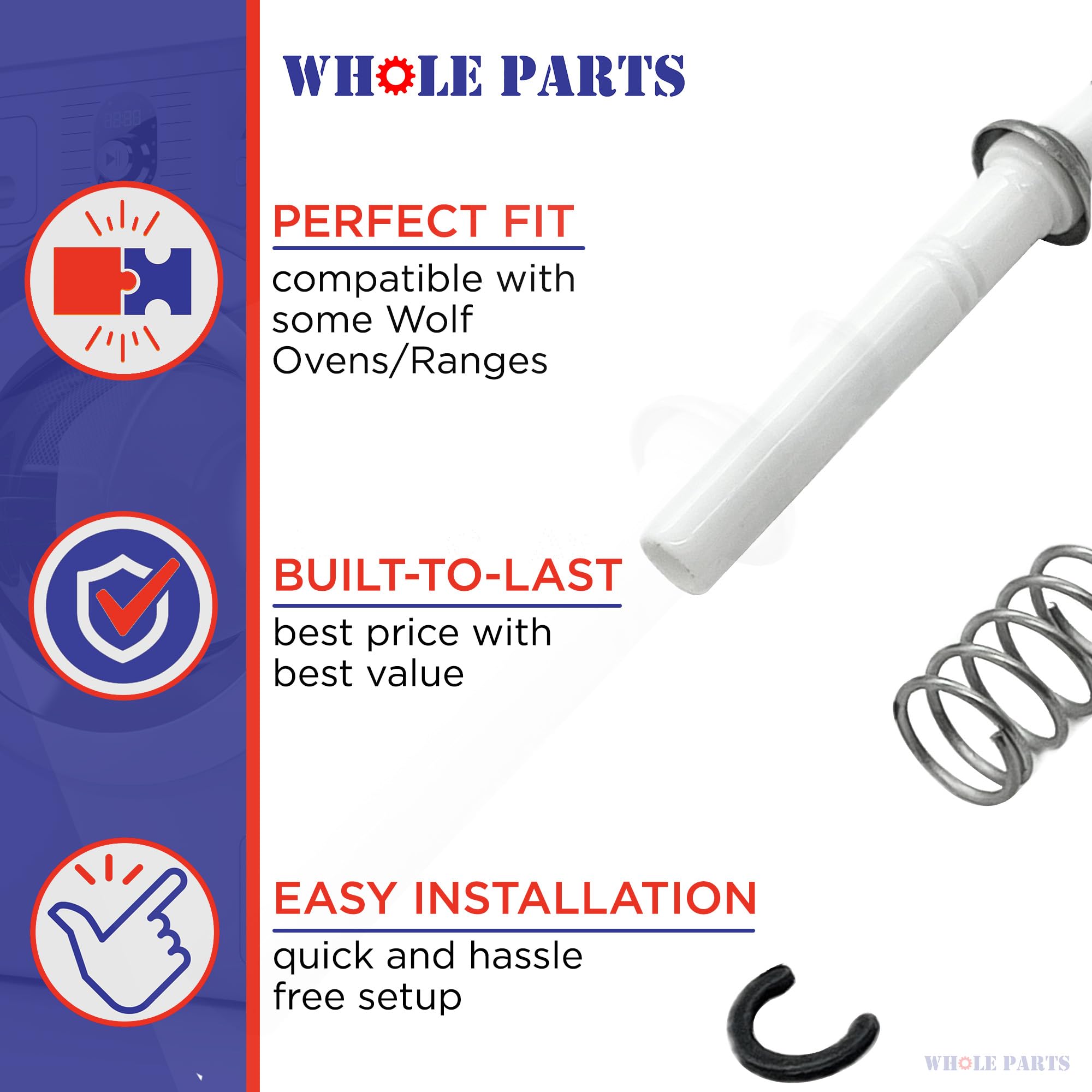 Amazon.com: Whole Parts Large Range Burner Electrode/Igniter