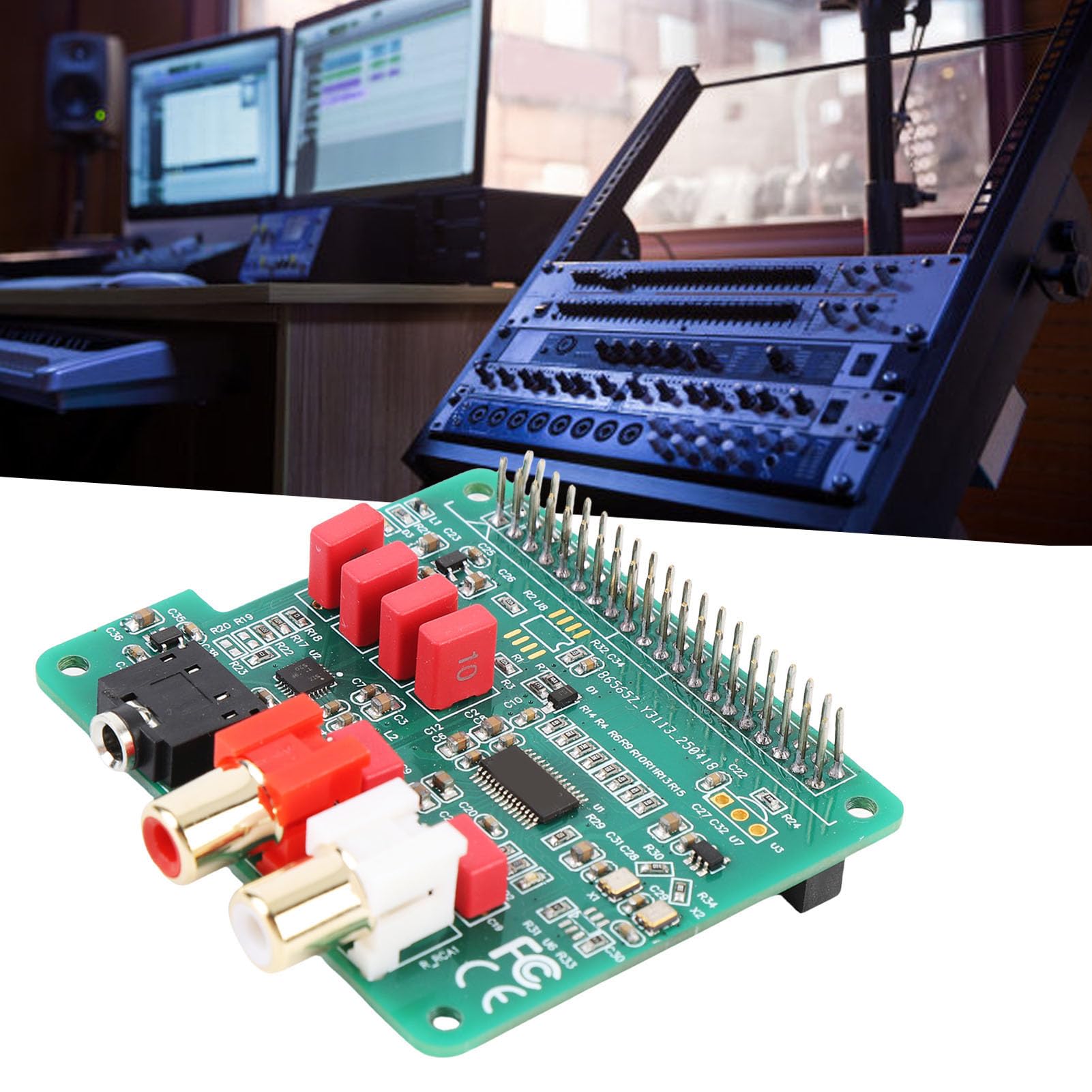 Sxhlseller DAC HiFi Adatto per il di Riproduzione Musicale Avanzato Pi, Ideale per gli Amanti del Suono, Riproduci Facilmente Musica HiFi