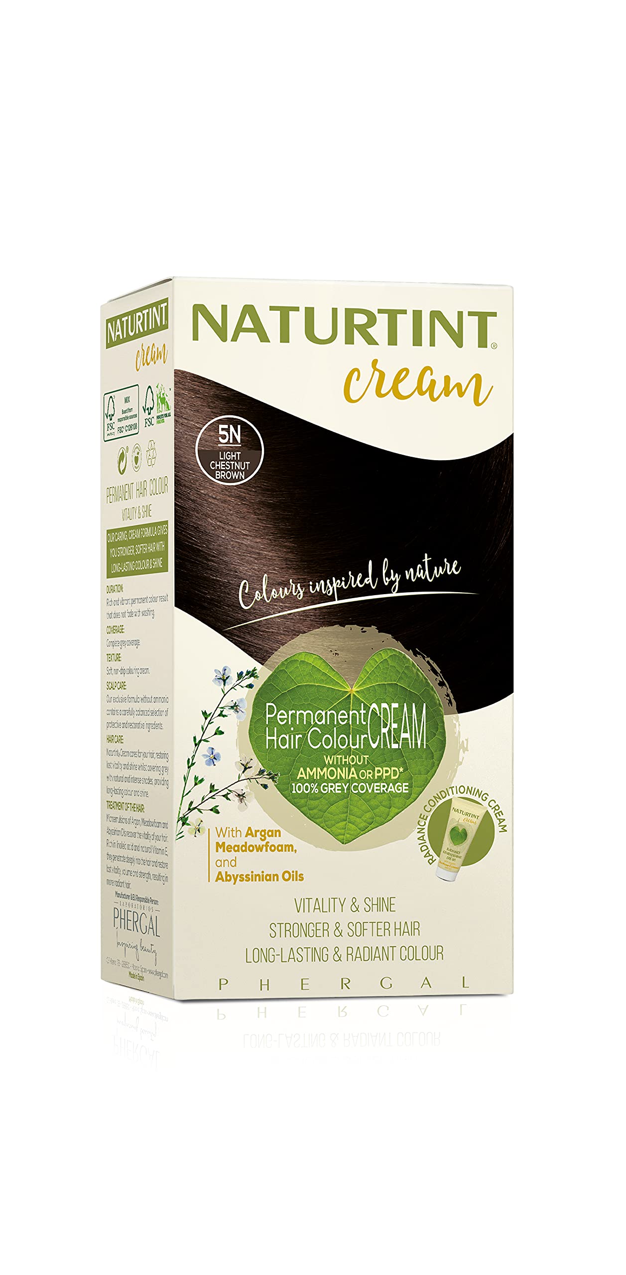 Naturtint Permanent Colour Cream 5N Light Chestnut Brown
