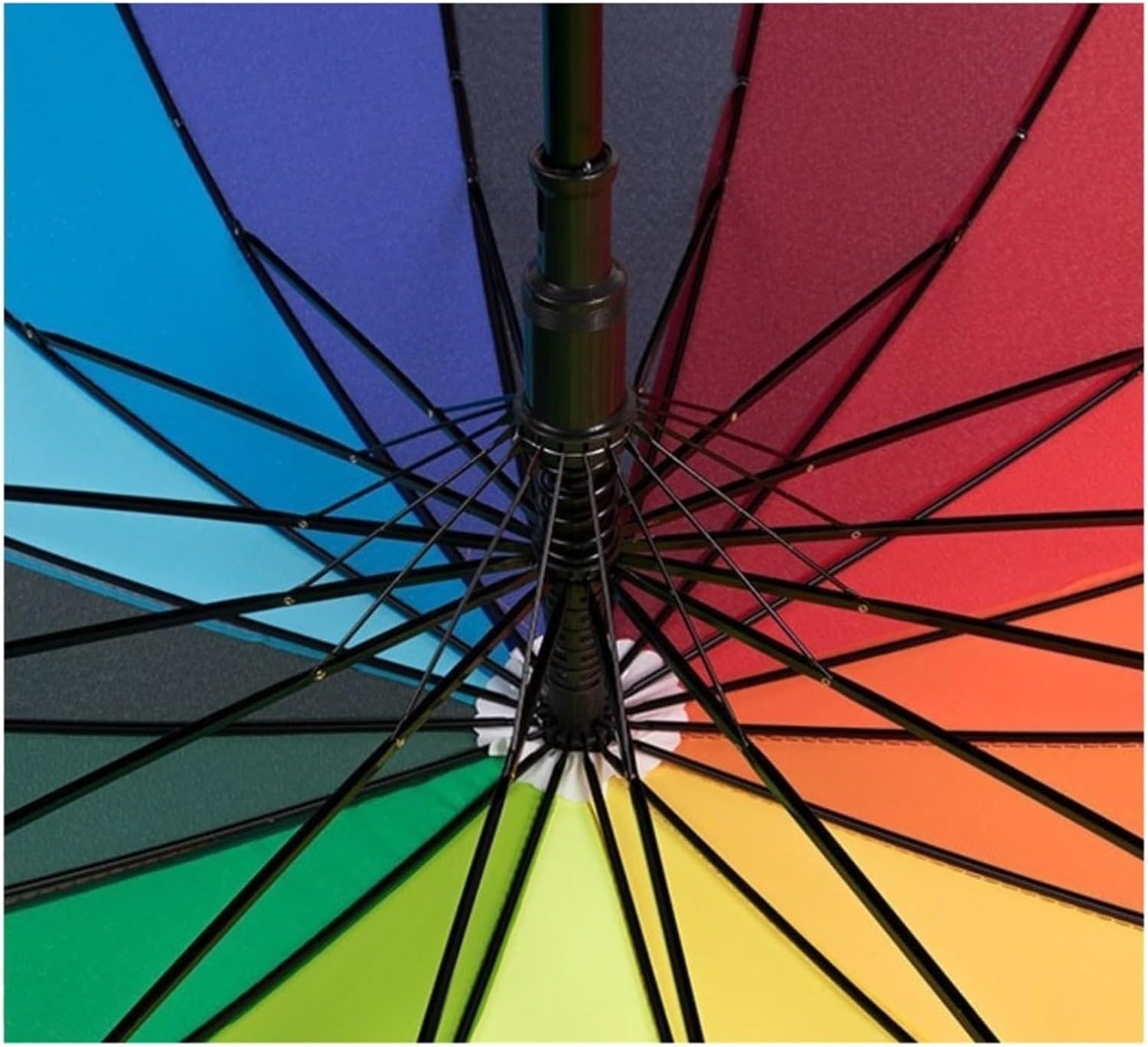Stick Umbrellas Large Colorful Big Umbrella Windproof Reinforced Canopy for Girl Outdoor Travel Classic Waterproof Durable Stylish