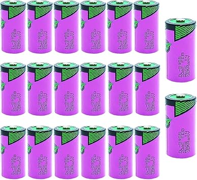 20-Pack TL-5955 Battery 1650mah Replacement for Tadiran TL-5955/s 3.6V 2/3 AA 1.5 ah Lithium Battery ER14335
