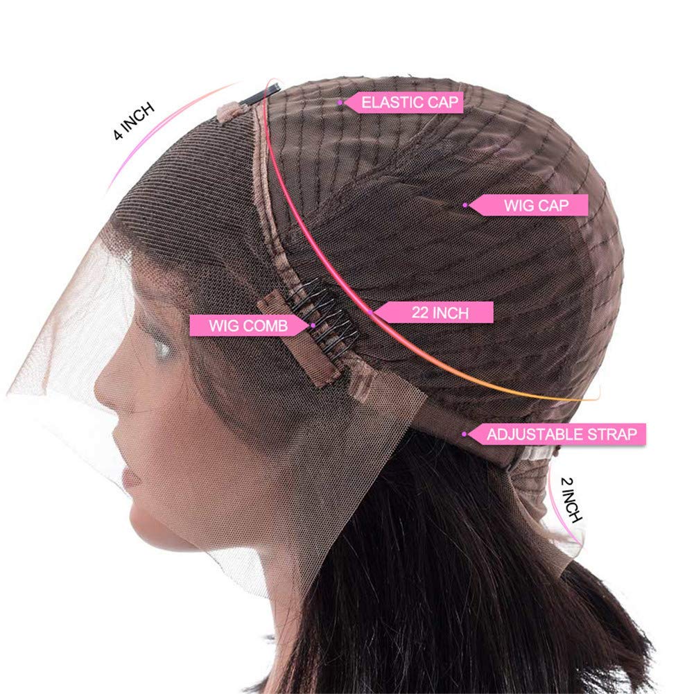 Ombre Blonde Highlights Colored Deep Wavy Human Hair Wigs 13x4 HD Transparent Lace Front Loose Curly Glueless Wig Pre Plucked Brazilian Remy Hair Wig with Baby Hair for Black Women 150percentage Density 24inch