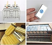 Vista 7 de 6 moldes de paletas congeladas de acero inoxidable, bandeja para congelador, molde comercial para paletas heladas, soporte para palitos de helado