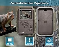 Vista 8 de GardePro Cámara E5S Trail (no celular, sin WiFi), foto de 64MP y video HD 1296P, disparador de 0.1s, visión nocturna sin brillo de 100 pies, cámara