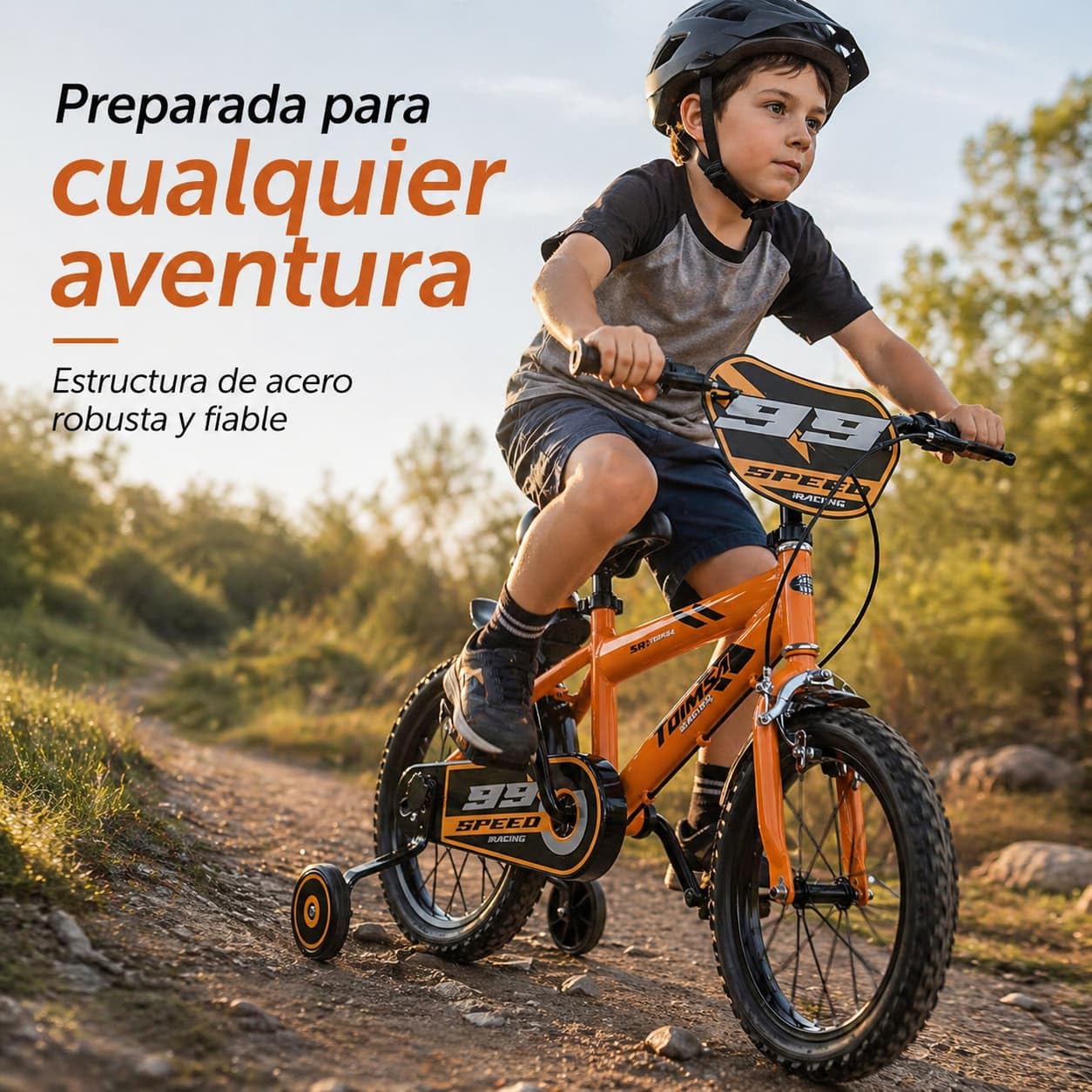 TOIMSA Bicicleta 16" Speed Racing