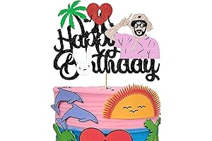Bad Bunny Cake Topper for an Unforgettable Party- Fun Theme Decoration for Boys and Girls