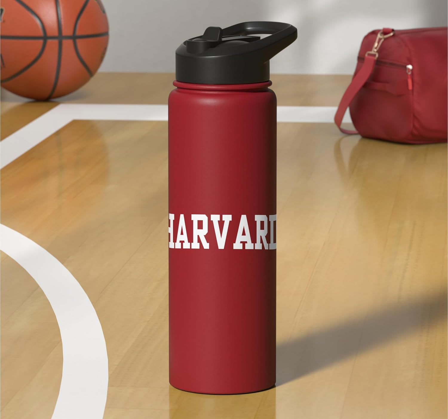 Harvard University Crimson | Official NCAA | OCIMPHVU003 Stainless Steel Insulated Water Bottle