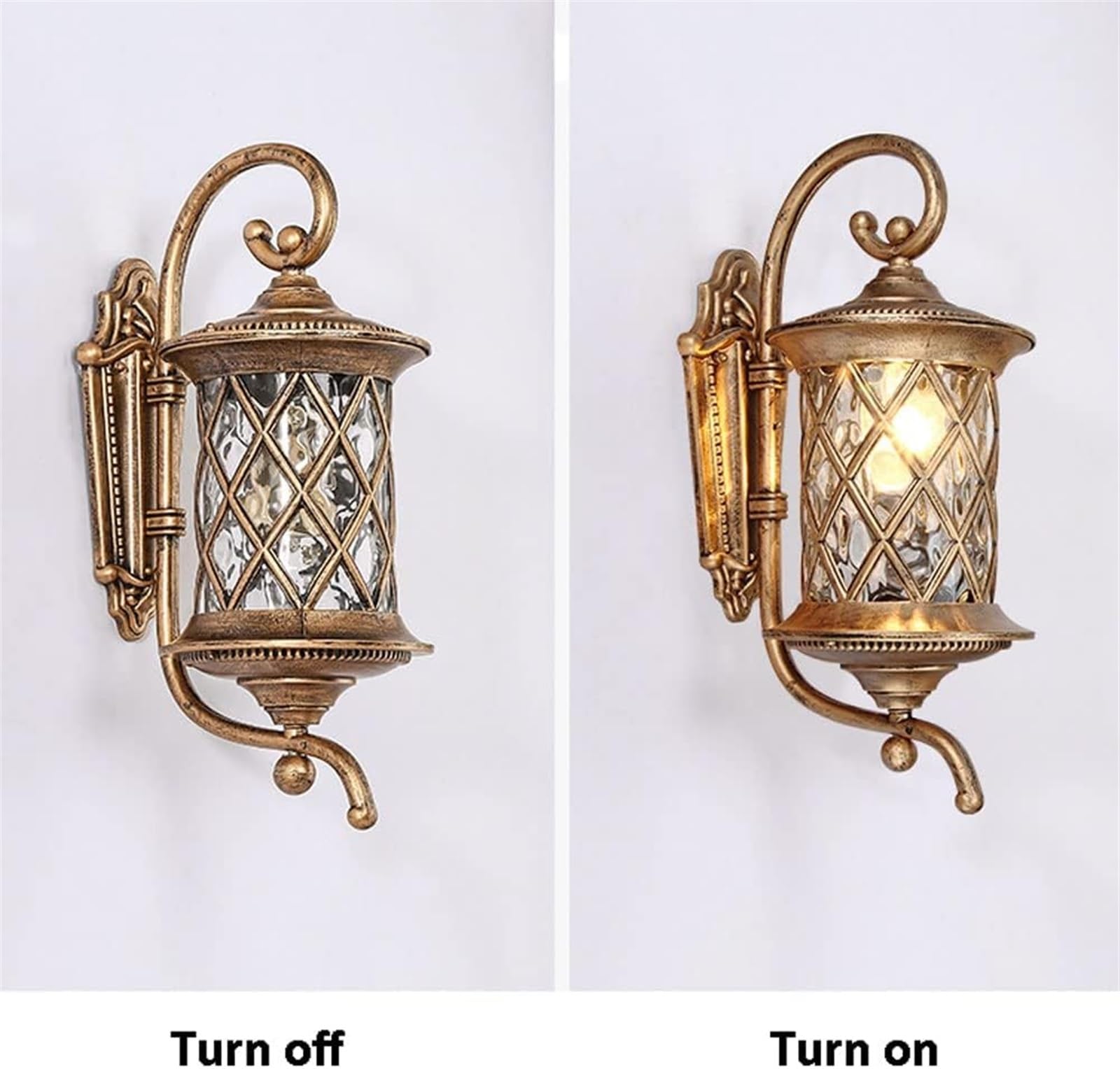 Applique Murale étanche en pin, éclairage d'extérieur, éclairage de Porche, Cage en Verre, luminaires extérieurs E27, Montage Mural, Appliques murales étanches IP44 pour Garage et terrasse