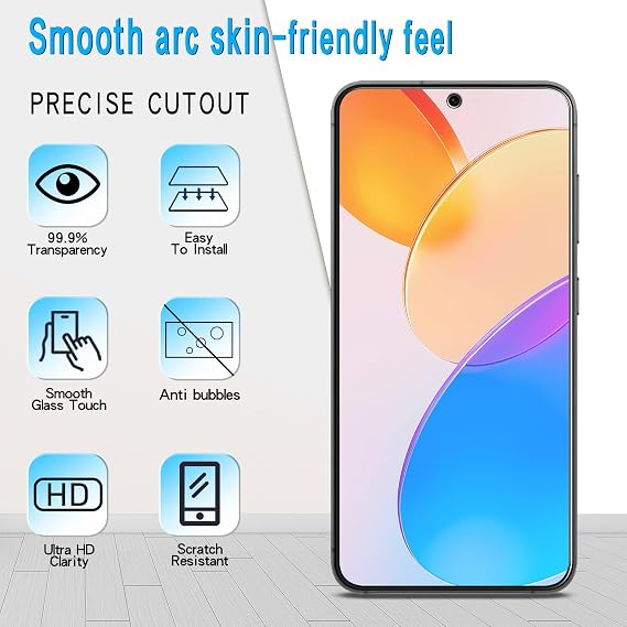 Slanku 3 Pack Screen Protector for Samsung Galaxy S24 FE Tempered Glass