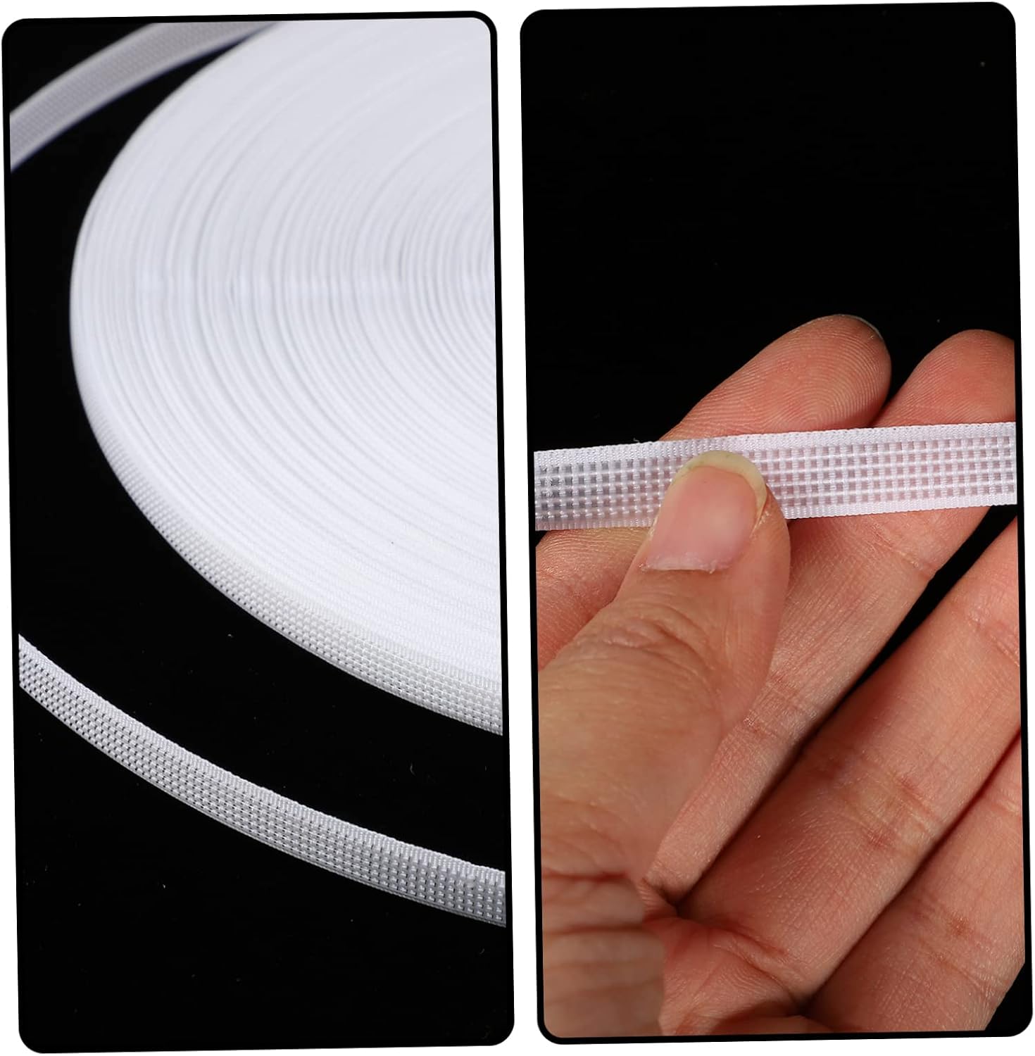 1 Roll Household Polyester Boning for Sewing of Cuttable Dress Boning Lightweight Support for Corsets Swimwear Hats and DIY Projects Versatile White