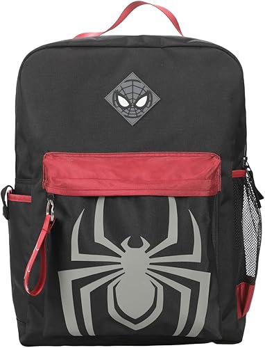 Marvel Miles Morales Game Logo And Mask - Mochila negra para laptop para mujer, Negro -, Personalizado