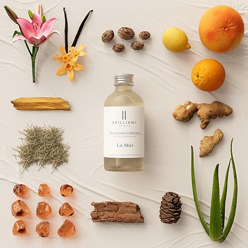 Miniatura 4 de La Mar  Inspirado en The Westin Hotel  Aroma de lujo para el hogar y negocios  Aloe Vera, jengibre, té blanco - Aceite de fragancia - 4.1 fl oz