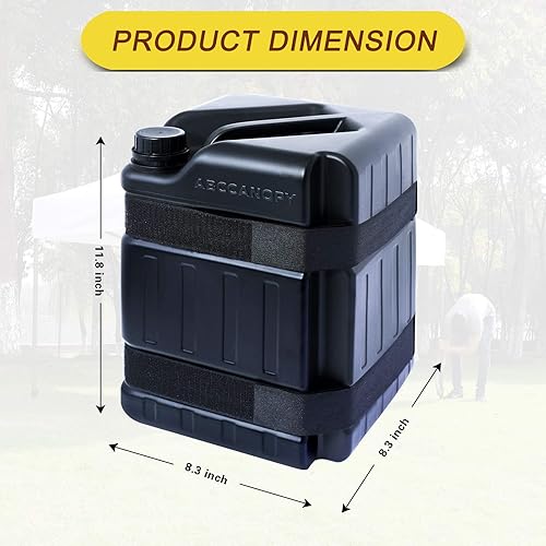 Miniatura 2 de ABCCANOPY Pesos de toldo de agua resistente, paquete de 4, 115 libras