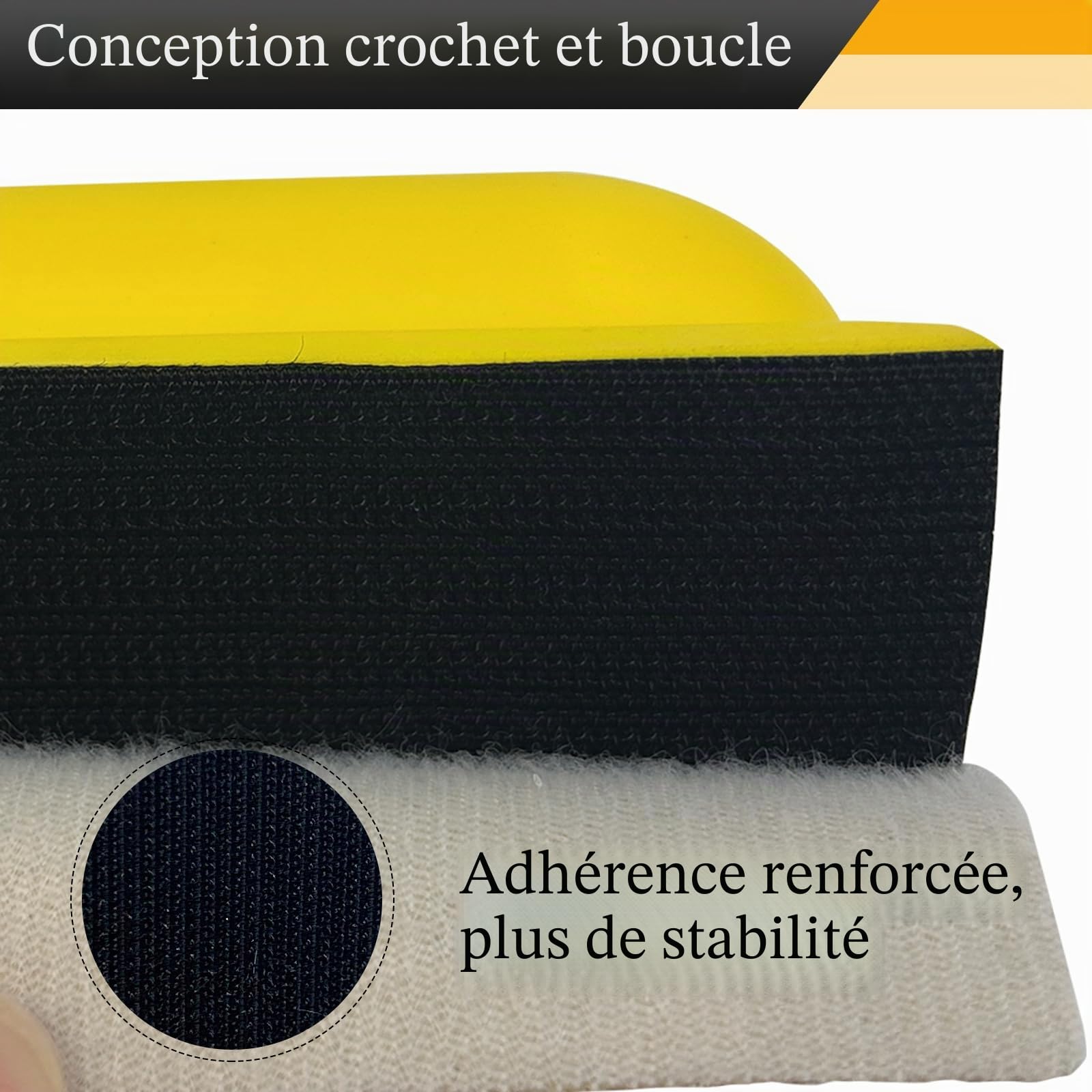 Cale a Poncer, Kit de Bloc de Ponçage Professionnels | avec Formes Convexes et Concaves pour le Travail du Bois, la Carrosserie, la Restauration de Meubles et L'artisanat.