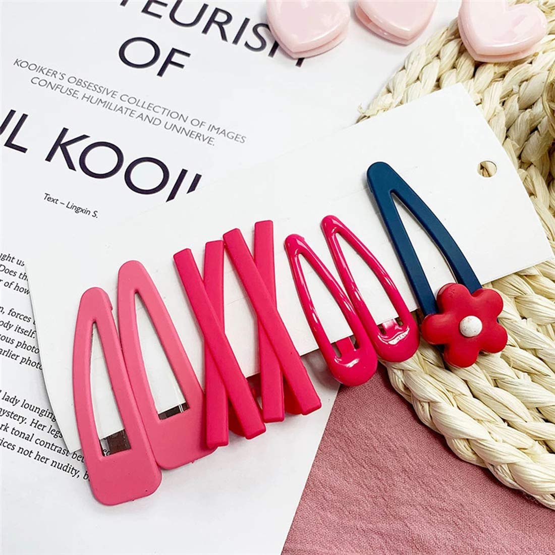 Delicate Pink Hairclip, Elegant Hair Accessory