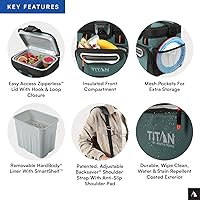 Vista 81 de Titan by Arctic Zone Deep Freeze Cooler - Enfriador de cuerpo duro sin cremallera, aislamiento de congelación profunda, forro de cuerpo duro