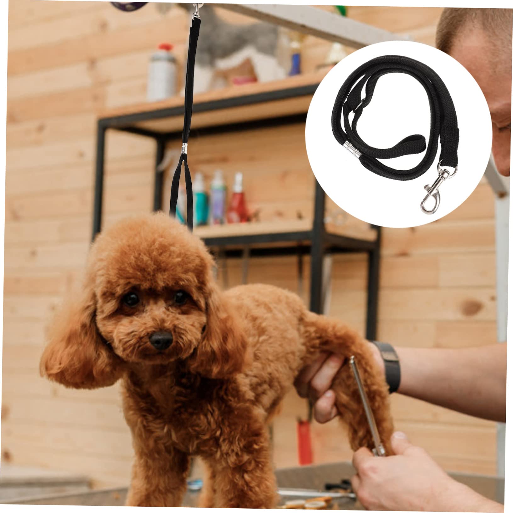 Abaodam 6Pcs Adjustable Pet Grooming Strap Pet Bathing Cord for Grooming Table and Stable Dog Grooming Accessory for Home and Pet Salon Use