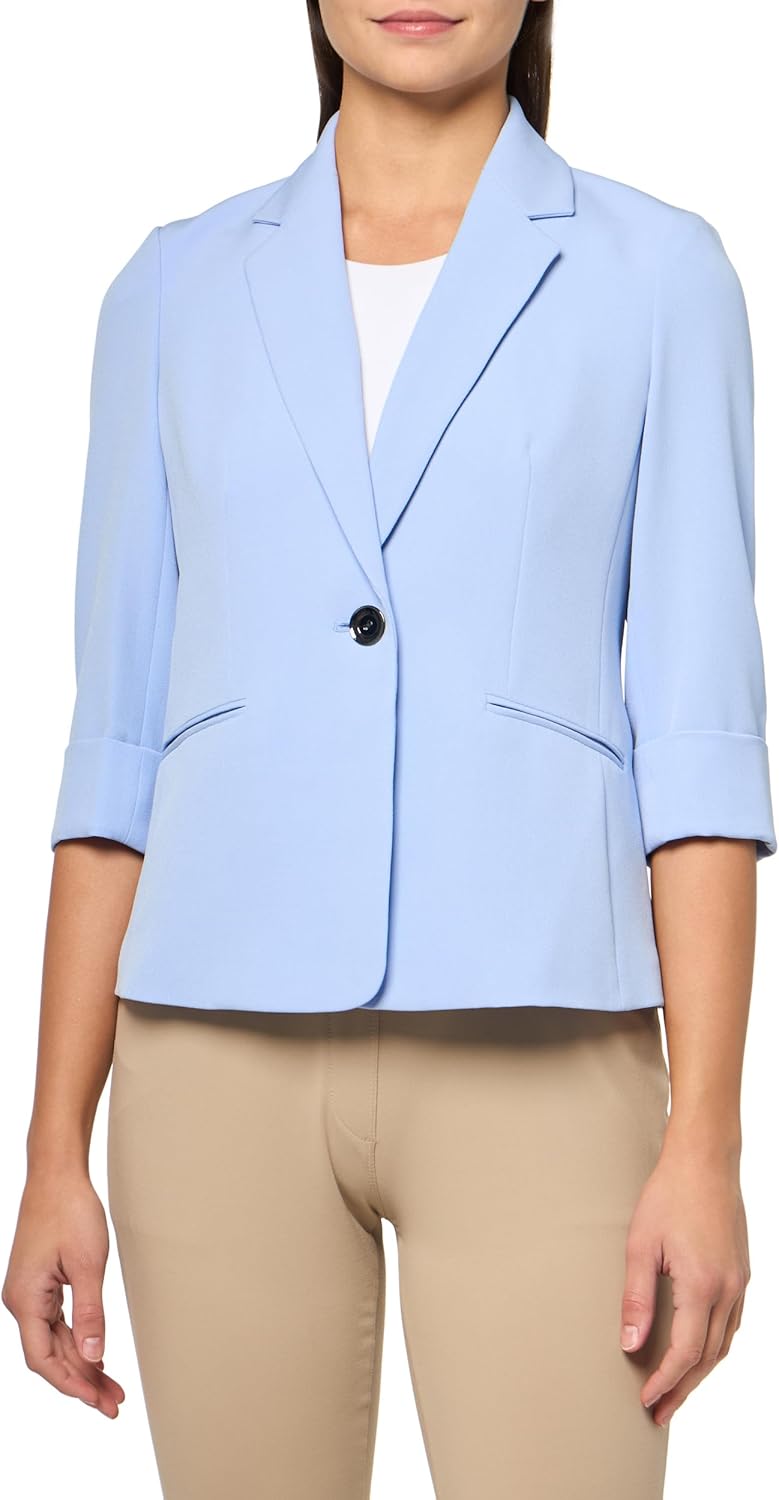 [Kasper] ブレザー Crepe 1 Bttn Notch Collar Jkt W/Rolled レディース